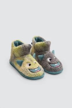Ysabel Mora Zapatillas De Casa|Zapatillas Casa<Botas de casa infantiles monstruo con detalles 3D