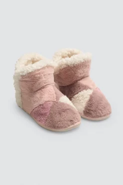 Mujer Ysabel Mora Zapatillas De Casa|Zapatillas De Casa<Botas de casa pelo con detalles de colores