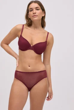 Mujer Ysabel Mora Conjuntos Lenceros<Conjunto sujetador con aro con relleno copa B y braga midi