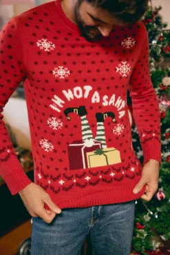 Hombre Ysabel Mora Hombre<Jersey Navidad hombre estampado I'm not a Santa