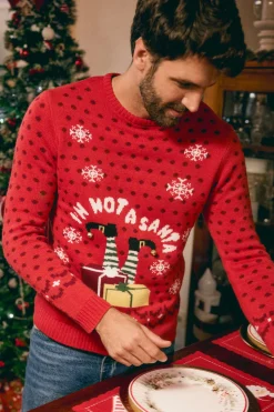 Hombre Ysabel Mora Hombre<Jersey Navidad hombre estampado I'm not a Santa