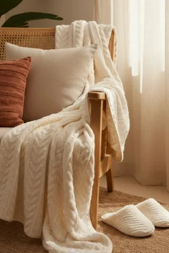 Mujer Ysabel Mora Zapatillas De Casa|Mantas<Pack invierno manta y zapatillas