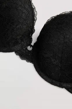 Mujer Ysabel Mora Conjuntos Lenceros<Sujetador push up & braga brasileña lencera negra