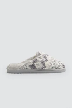 Mujer Ysabel Mora Zapatillas De Casa|Zapatillas De Casa<Zapatillas casa estampado étnico