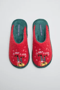 Ysabel Mora Zapatillas De Casa|Zapatillas Casa<Zapatillas casa infantiles Navidad I'm not a Santa