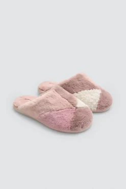 Mujer Ysabel Mora Zapatillas De Casa|Zapatillas De Casa<Zapatillas de casa pelo contraste texuras y colores